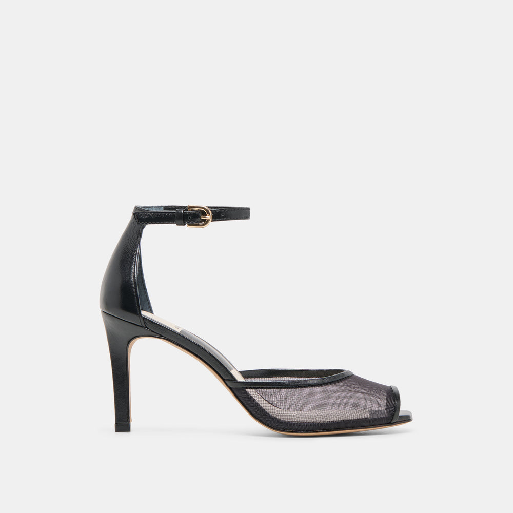 Serlo Onyx Mesh Heels | Women Dolce Vita
