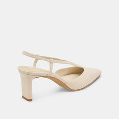 Ginay Bone Leather Heels | Women Dolce Vita