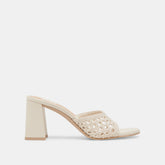 MARGOE HEELS CREME WOVEN STELLA | Dolce Vita Women