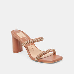NOLAH HEELS TAN MULTI BEADS | Women Dolce Vita