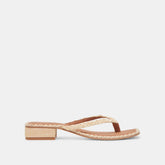 BARTY SANDALS LT NATURAL RAFFIA | Dolce Vita Women