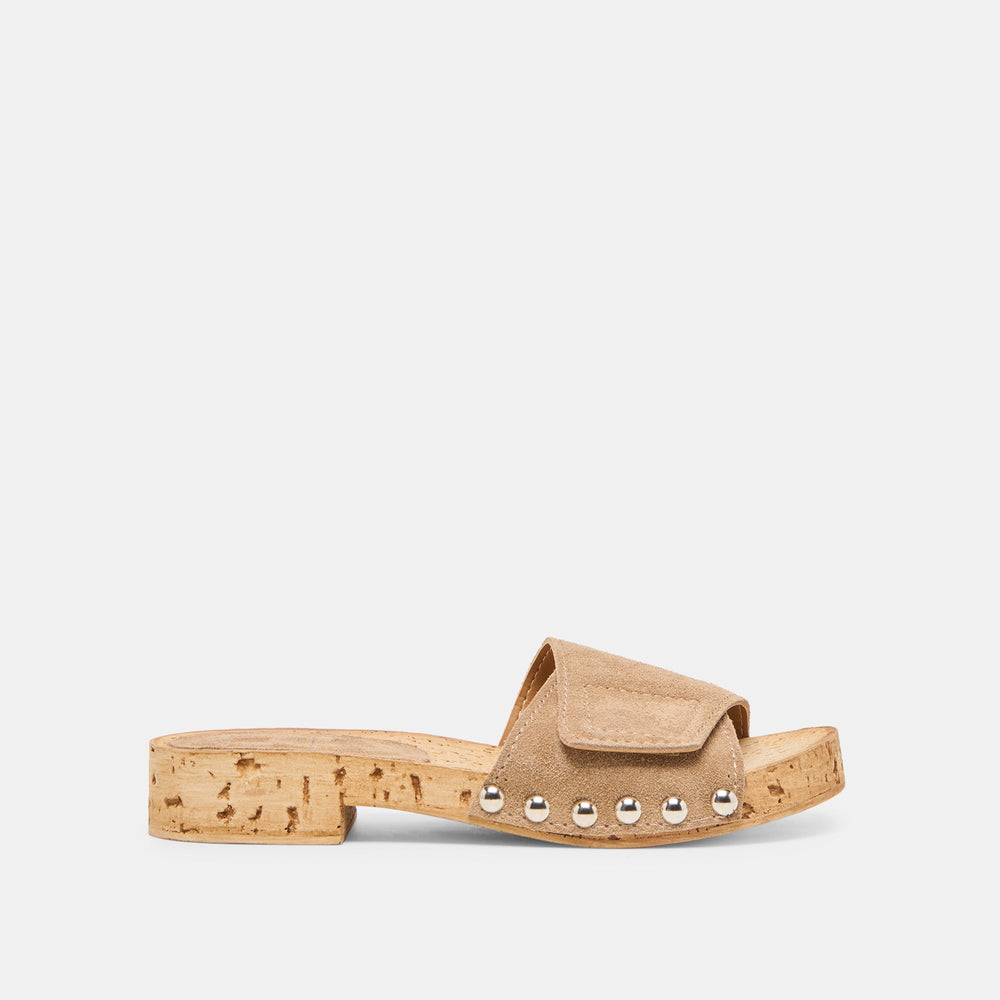 Sandy Taupe Suede Sandals | Dolce Vita Women
