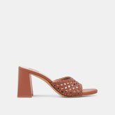 MARGOE HEELS COGNAC WOVEN STELLA | Dolce Vita Women