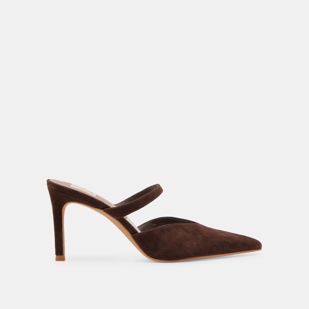 KANIKA HEELS DK BROWN SUEDE | Dolce Vita Women