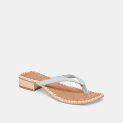 BARTY SANDALS ICE BLUE LEATHER | Women Dolce Vita