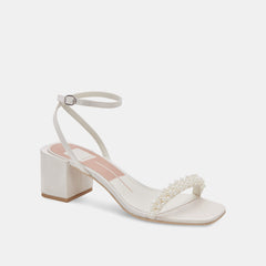 ZALIMA HEELS VANILLA PEARLS | Dolce Vita Women