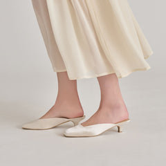 UMARA HEELS IVORY SATIN | Dolce Vita Women