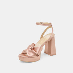 PARLO HEELS BLUSH SATIN | Women Dolce Vita
