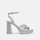 PARLO HEELS LIGHT BLUE SATIN | Dolce Vita Women