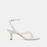 MORAH WIDE HEELS TRUE WHITE LEATHER | Dolce Vita Women