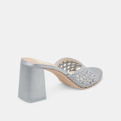 MARGOE HEELS LIGHT BLUE WOVEN SATIN | Dolce Vita Women