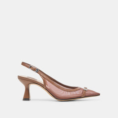 Lorine Espresso Mesh Heels | Dolce Vita Women