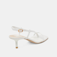 LAURY HEELS TRUE WHITE LEATHER | Dolce Vita Women