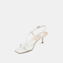 LAURY HEELS TRUE WHITE LEATHER | Dolce Vita Women