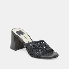 MARGOE HEELS BLACK WOVEN STELLA | Women Dolce Vita