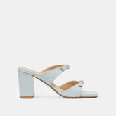 SHANE HEELS ICE BLUE CRINKLE PATENT | Women Dolce Vita