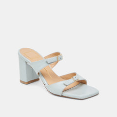 SHANE HEELS ICE BLUE CRINKLE PATENT | Women Dolce Vita