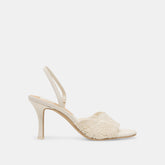 LARRA HEELS WHITE CROCHET | Dolce Vita Women