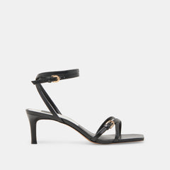 BAMBY HEELS BLACK LEATHER | Dolce Vita Women