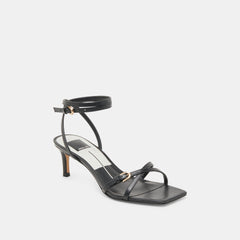 BAMBY HEELS BLACK LEATHER | Dolce Vita Women
