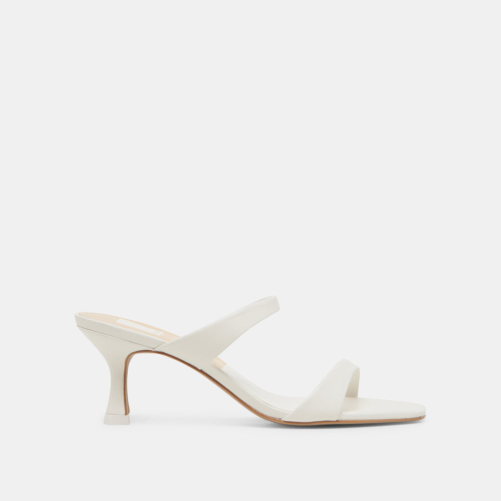 Genora White Leather Heels | Dolce Vita Women