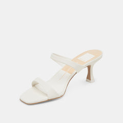 Genora White Leather Heels | Dolce Vita Women