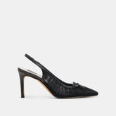 Yela Black Tulle Heels | Women Dolce Vita