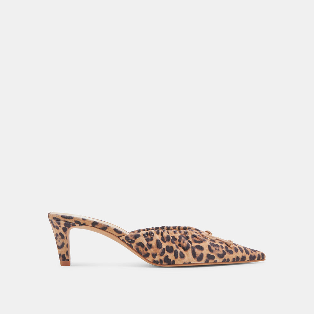 KAIRI MID HEELS DK LEOPARD SUEDE | Dolce Vita Women