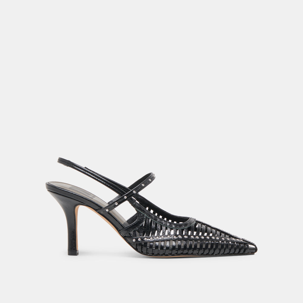 HENSAL HEELS MIDNIGHT CRINKLE PATENT | Dolce Vita Women