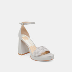 PELTIN HEELS GREY WOVEN RAFFIA | Dolce Vita Women
