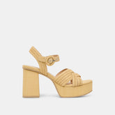 Bety Lt Natural Raffia Heels | Dolce Vita Women