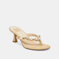 Daksie Lt Natural Raffia Heels | Dolce Vita Women