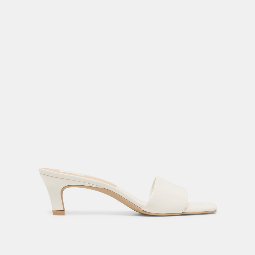 Rexa True White Leather Heels | Dolce Vita Women