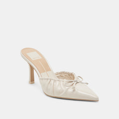 KAIRI HEELS IVORY CRINKLE PATENT | Dolce Vita Women