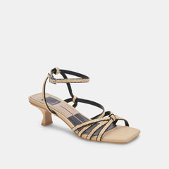 BEV BRAID WIDE HEELS BLACK NATURAL JUTE | Dolce Vita Women