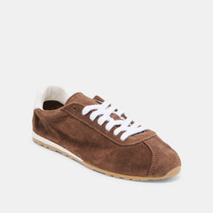 Serina Dk Brown Suede Sneakers | Dolce Vita Women