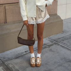 Notice Lace Lt Brown Suede Sneakers | Women Dolce Vita