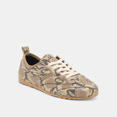 Viper Snake Print Embossed Leather Sneakers | Women Dolce Vita