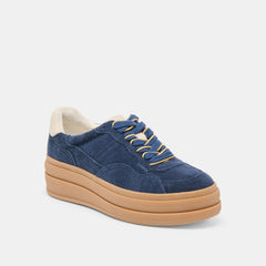 Naomy H2O Waterproof Navy Suede Sneakers | Women Dolce Vita