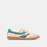 Merit White Green Leather Sneakers | Women Dolce Vita