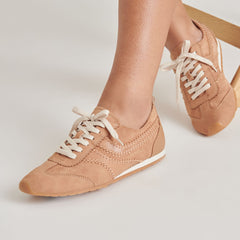 DELANY SNEAKERS TOFFEE NUBUCK | Women Dolce Vita