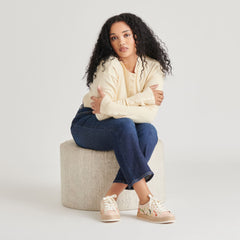 Azalia Pink Floral Raffia Sneakers | Dolce Vita Women