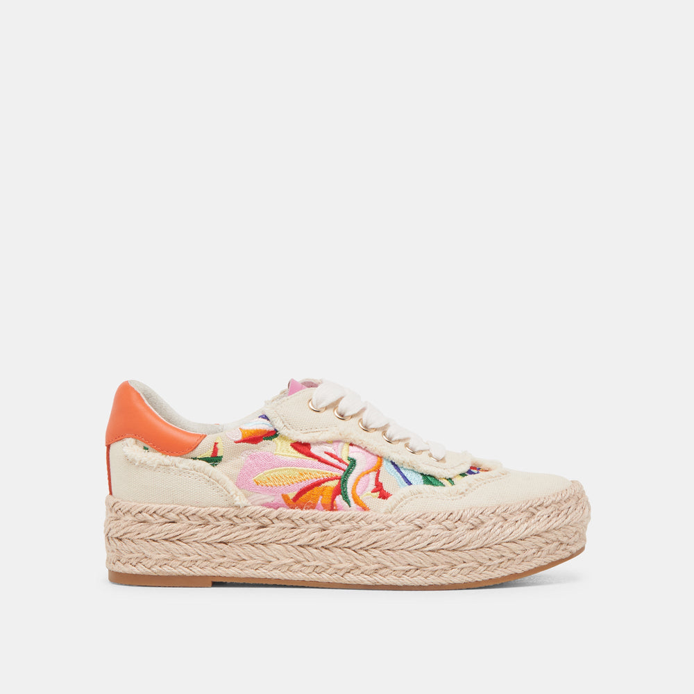 FREDY SNEAKERS FLORAL MULTI CANVAS | Women Dolce Vita