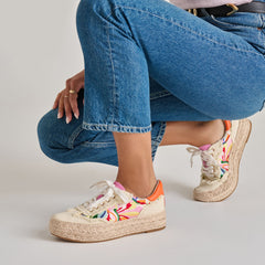 FREDY SNEAKERS FLORAL MULTI CANVAS | Women Dolce Vita