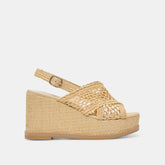 DEXLER WEDGES LT NATURAL WOVEN RAFFIA | Women Dolce Vita