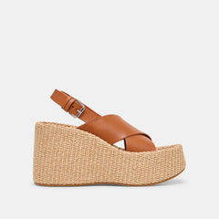 SKYLAR WEDGES BROWN LEATHER | Dolce Vita Women