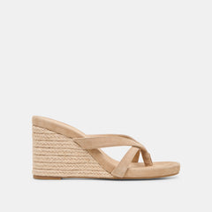 Helan Espadrille Camel Suede Wedges | Dolce Vita Women