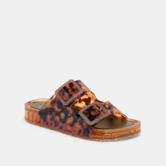Julio Tortoise Vinyl Sandals | Women Dolce Vita