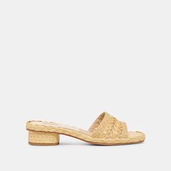 Dixi Lt Natural Cross Hatch Raffia Sandals | Dolce Vita Women