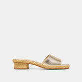 Dixi Platinum Leather Sandals | Dolce Vita Women